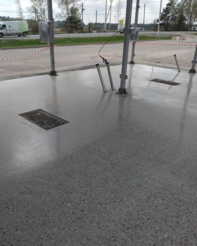 Шлифовка и полировка бетонного пола